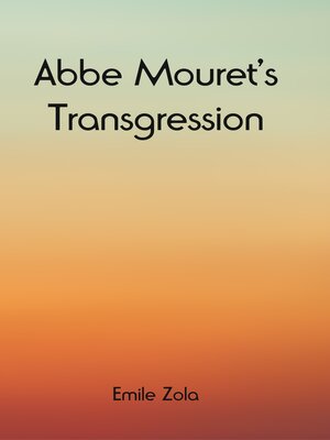 cover image of Abbe Mouret's Transgression